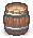 wooden barrel