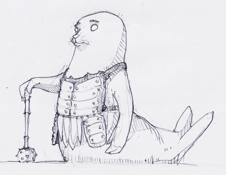 Файл:Harp seal man.png
