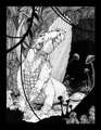 Nolthag was a forgotten beast. A gigantic three-eyed six-legged dimetrodon. It is slavering. Its pearl scales are blocky and set far apart. Beware its noxious secretions! (post)